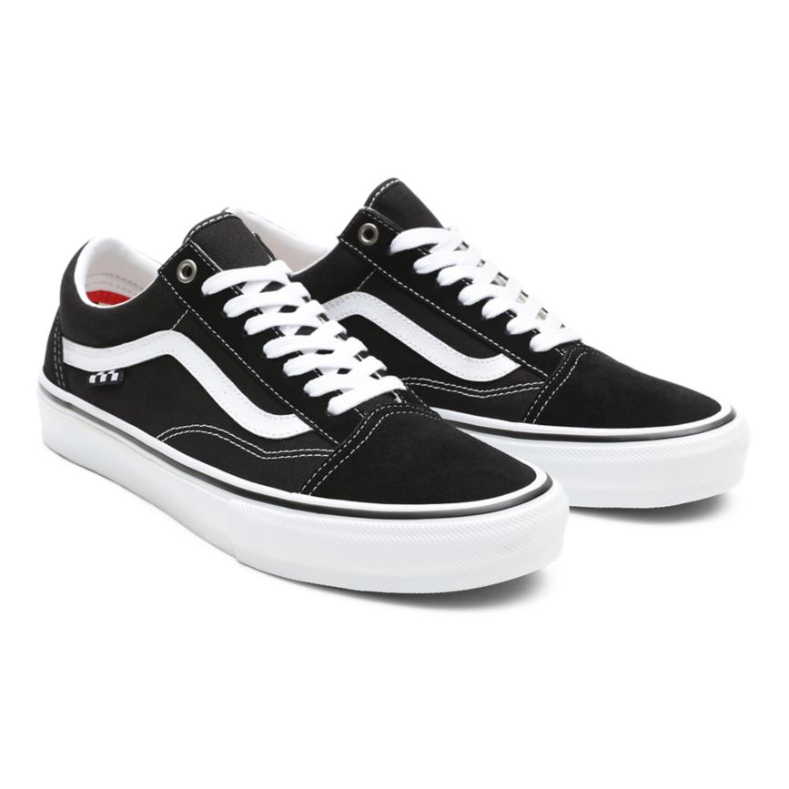 Vans Skate Old Skool Dam Svarta/Vita - Vans Låga Skor Rea (YFCLG6508)